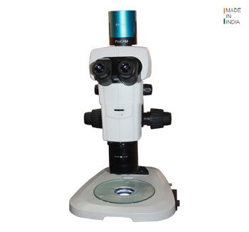 Research stereozoom microscope