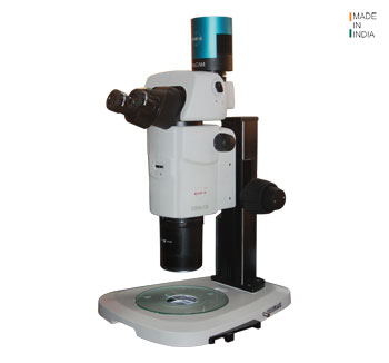 Research stereozoom microscope